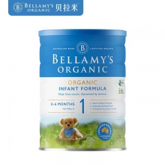 澳洲Bellamy's贝拉米婴儿奶粉1段900g(新包装)